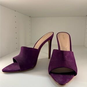 Aldo Elegant Deep Purple Heels